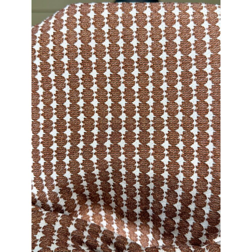 Lemlem Luchia Deep V Belted One Piece Swimsuit Brown White Size XS - Picture 2 of 6